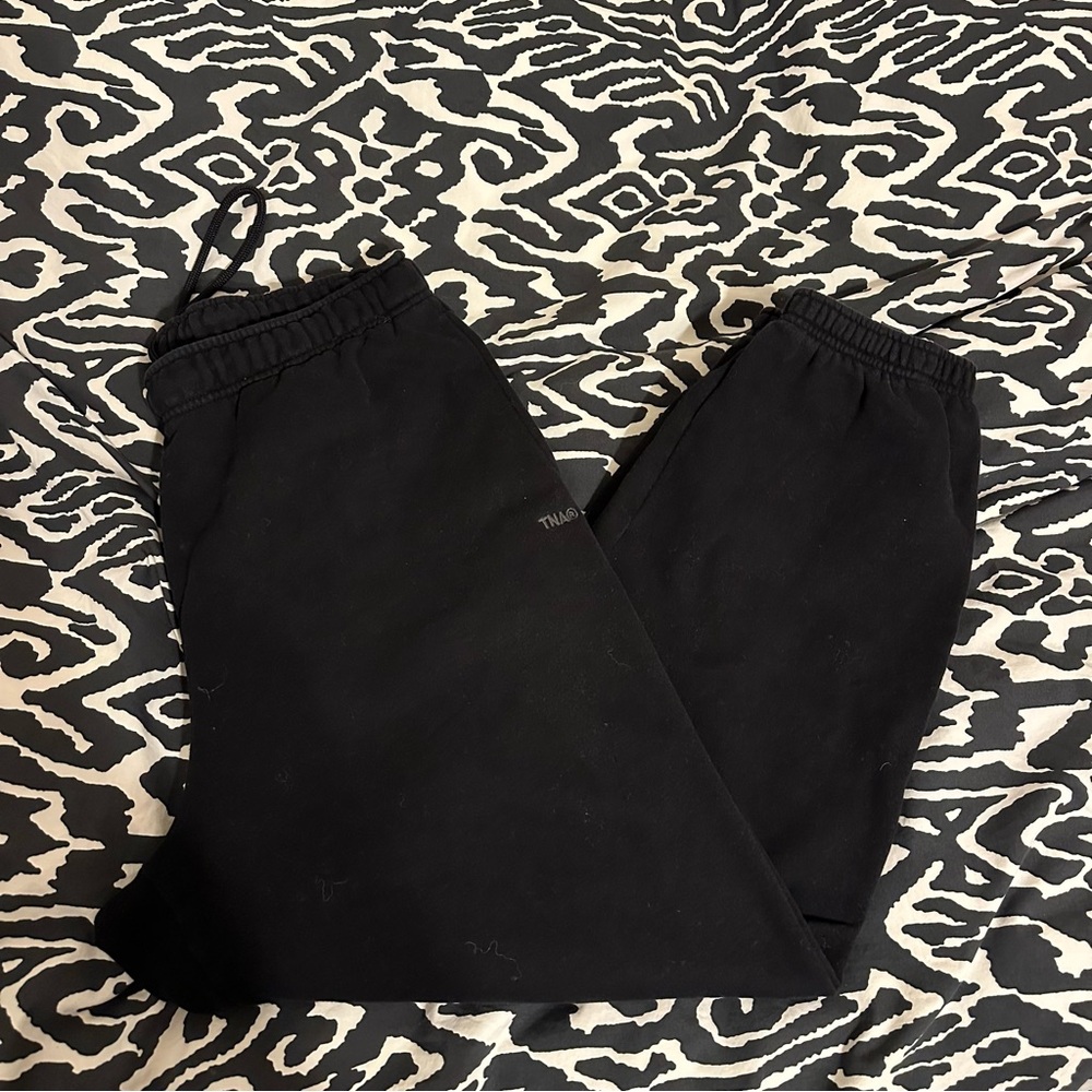 TNA Black Oversized Joggers